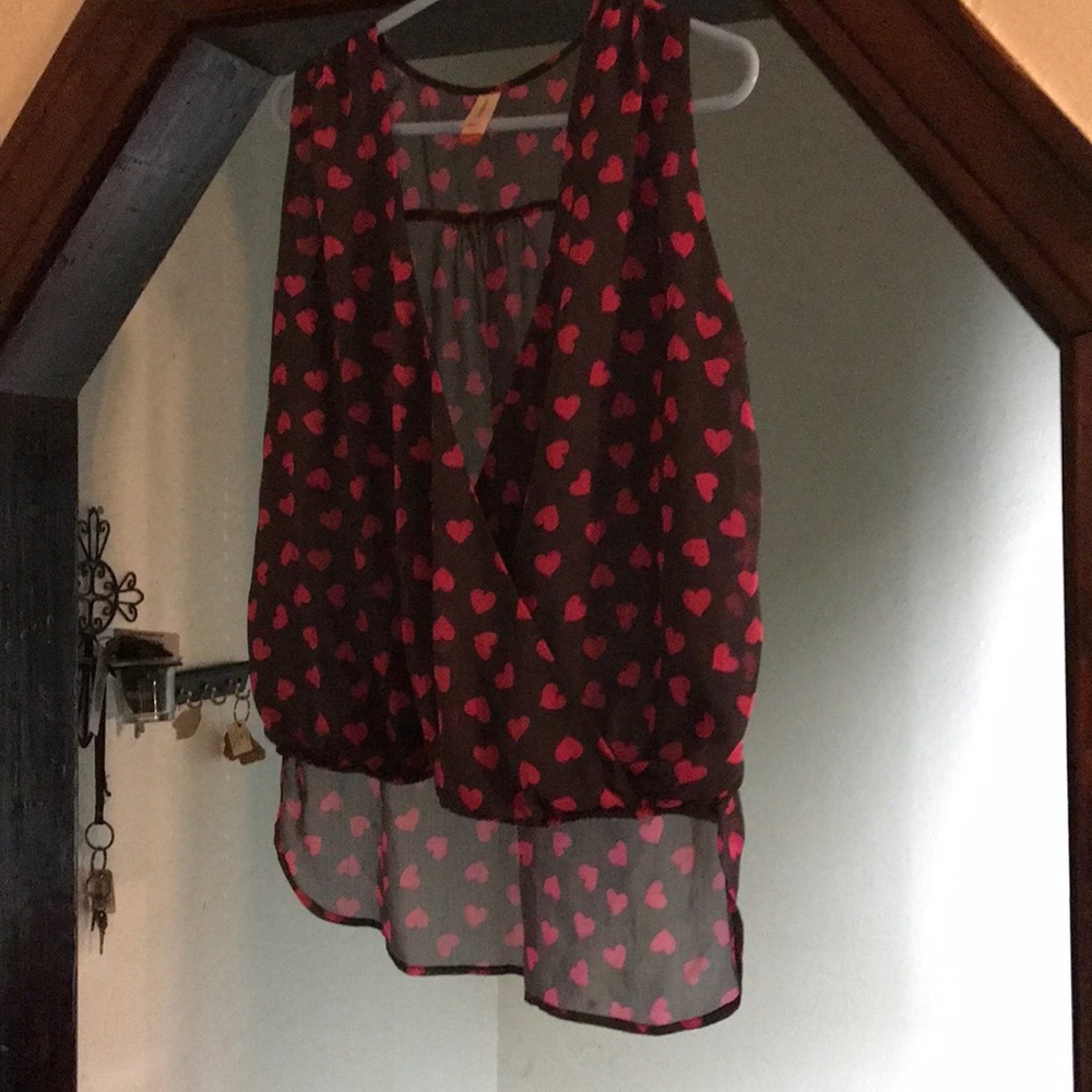 Pink Heart Blouse
